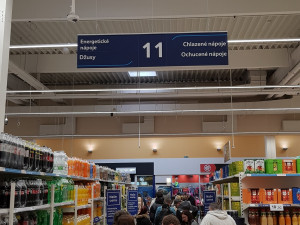 Frony v Tescu v Březhradě