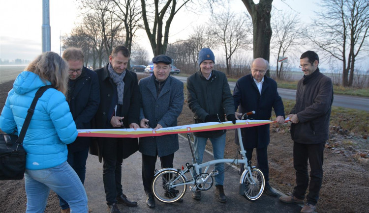 Otevření cyklostezky