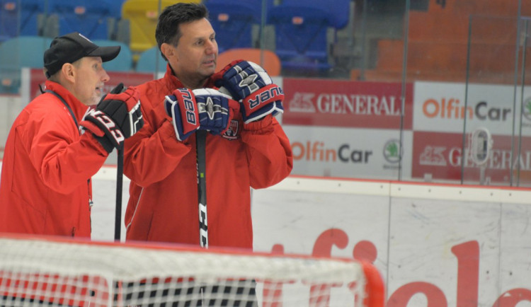 Vladimír Růžička (vpravo) s trenérem Tomášem Martincem