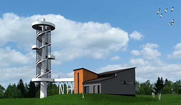 Vizualizace: rozhledna Nový Hrádek