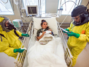 FOTO: Armádní nemocnice v Těchoníně na Orlickoústecku je na koronavirus připravená