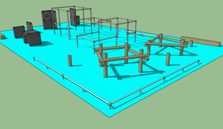 náhled na parkourové hřiště