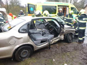 Dopravní nehoda v Chotěvicích