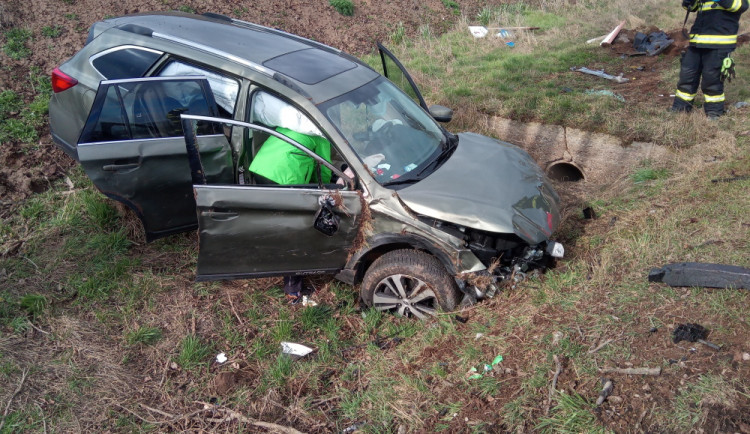 Dopravní nehoda v Předměřicích nad Labem.