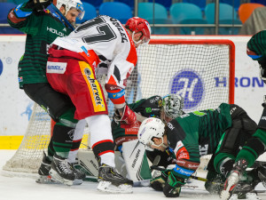 Zápas bez fanoušků Mountfield proti Karlovým Varům prohrál 5:3