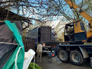 Přeprava nosorožce