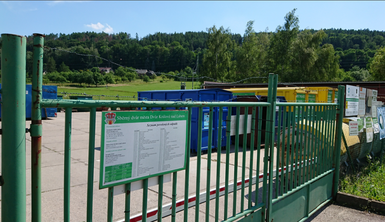 Technické služby ve Dvoře Králové otevírají  po třech týdnech sběrný dvůr