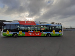 Velikonoční trolejbus v Hradci Králové