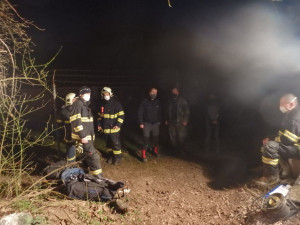 Hasiči hledali muže, který se nevrátil z focení netopýrů z josefovského podzemí. Našli ho tam spícího ve spacáku