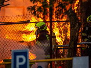 V Jaroměři lehla popelem dřevěná restaurace.