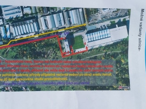 Varianty pro stavbu silnice v lokalitě Na Plachtě