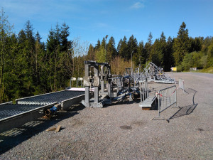 Demontáž lanovky v Říčkách