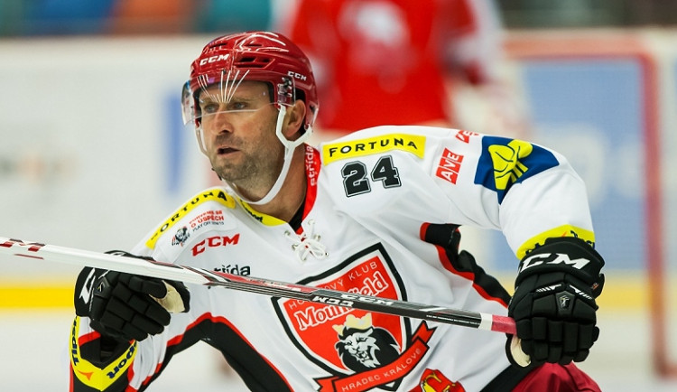 Jaroslav Bednář ještě v dresu hradeckého Mountfieldu