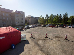 odběrové místo na covid-19 v Rychnově nad Kněžnou