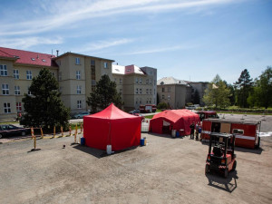 odběrové místo na covid-19 v Rychnově nad Kněžnou