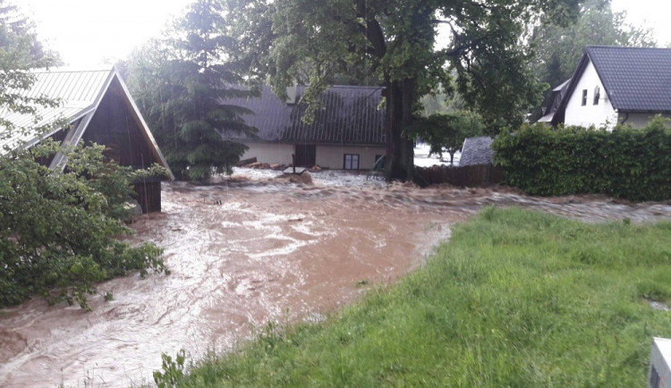 Záplavy v Pardubickém kraji