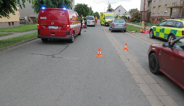 Vážná dopravní nehoda v Černožicích