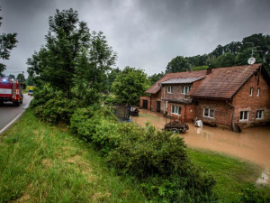 Včerejší záplavy v kraji