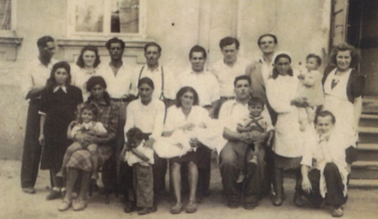 Rodinné foto - Růžičkovi, konec 40. let