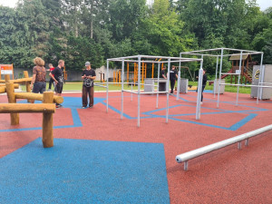 Parkourové hřiště v Náchodě