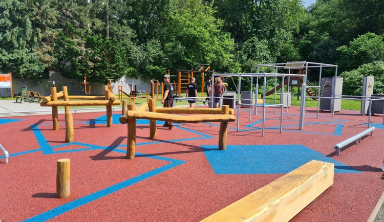 Parkourové hřiště v Náchodě