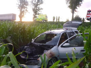 Dopravní nehoda u Lázní Bělohrad
