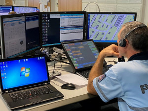 Integrované operační středisko Krajského ředitelství policie Královéhradeckého kraje