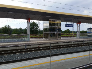 Zrekonstruované vlakové nádraží v Jaroměři