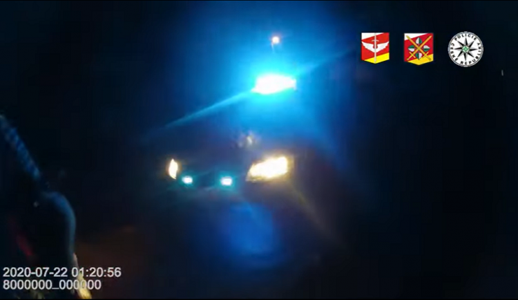 Policejní honička v Hradci Králové
