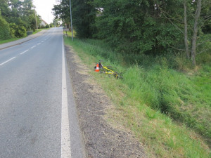 K nehodě cyklisty na Trutnovsku startoval vrtulník. Nezvládl jízdu z kopce