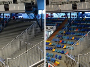 ČPP aréna Mountfieldu má nový sektor na sezení. Novinkou jsou i místa na přímo u hrací plochy