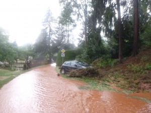 Následky silné bouře