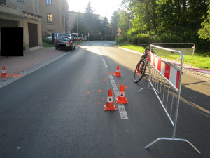 Páteční nehoda cyklisty s chodcem