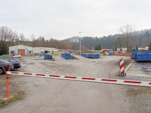 Sběrný dvůr před rekonstrukcí
