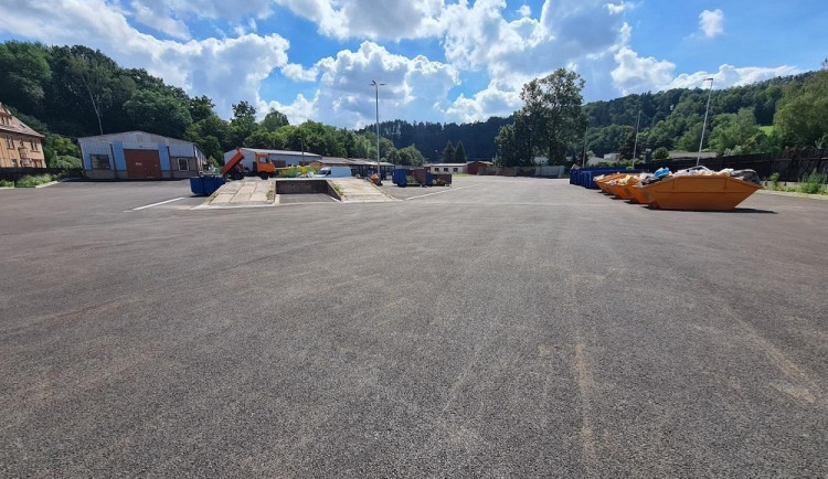 Opravený sběrný Dvůr v Náchodě