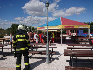 Záchrana dětí v Chlumci nad Cidlinou