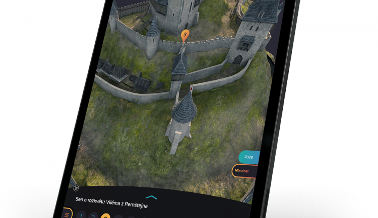 Návštěvníci Potštejna se mohou aplikací vrátit do 14. století