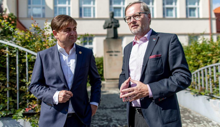 Petr Fiala s Martinem Červíčkem.