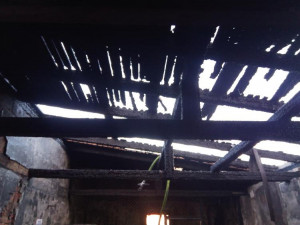 Požár v objektu bývalé pekárny v Rychnově nad Kněžnou