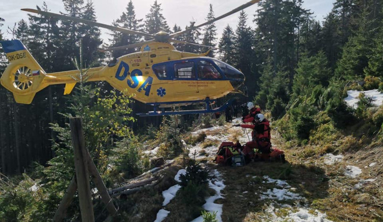 Záchranná akce na Horní Moravě