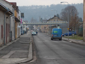 Heydukova ulice před rekonstrukcí