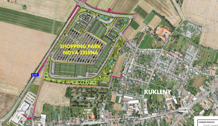 V Hradci má vyrůst nový obří nákupní park s názvem Nová Zelená, občané se bouří