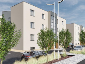 Vedle nemocnice v Náchodě vyrostou další čtyři moderní bytovky. Město našlo nové investory