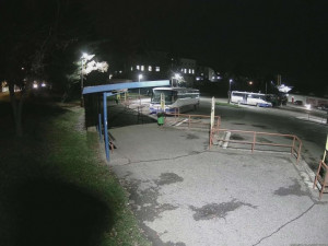 Autobusové nádraží z kamerového systému