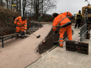 Tento týden se řidičům otevřela ulice Nad Jezem v Trutnově. Zavřená byla od dubna
