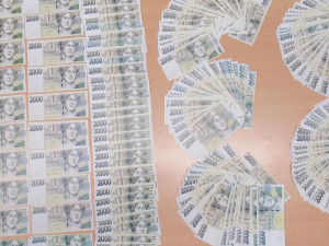 Padělané peníze zadržené policií