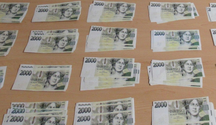 Padělané peníze zadržené policií