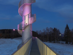 Na Náchodsku mají novou rozhlednu, vznikla na místě větrné elektrárny