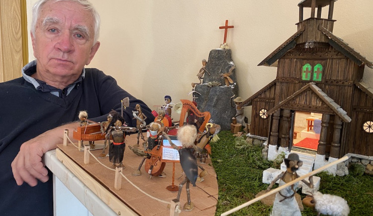 Unikátní lipenský betlém je poctou zdejším jedinečným památkám a nádherné krajině a přírodě
