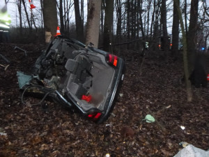 Při nárazu osobního auta do stromu zemřel řidič. Jde o první tragickou nehodu letošního roku v kraji